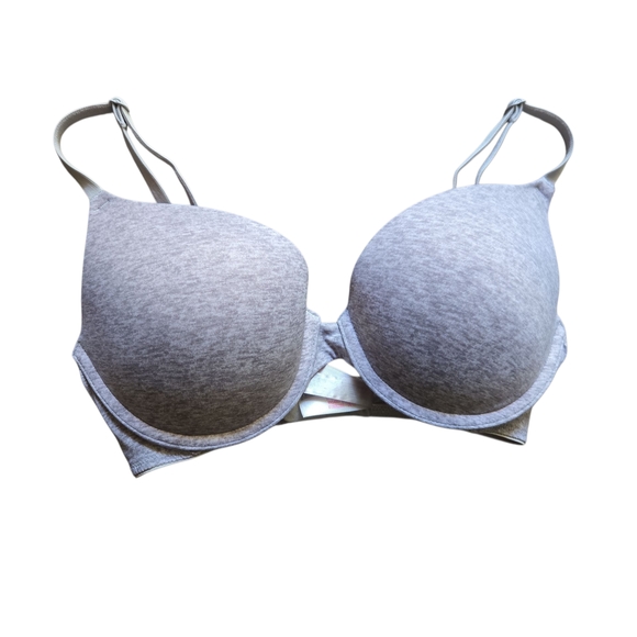 PINK Victoria's Secret Other - PINK Victoria's Secret Wear Everywhere Push Up Heather Gray Bra ~32D